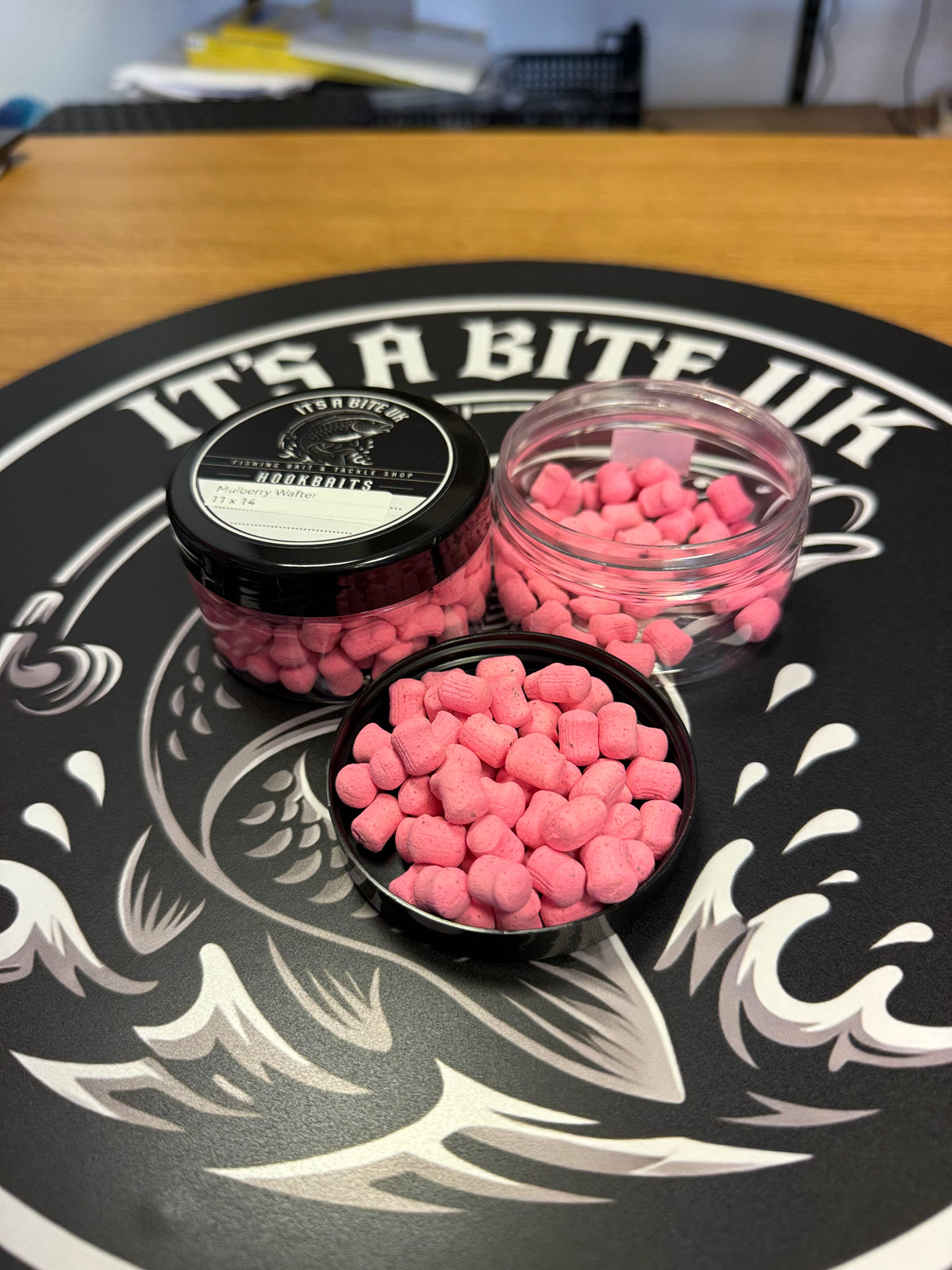 Pink Mulberry Wafters Dumbell (small 8x14) PVA Bag/Method Feeder
