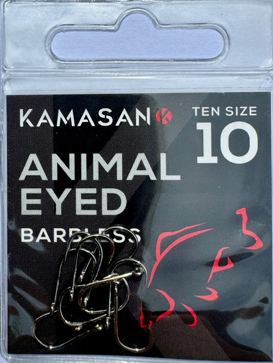 Kamasan Animal Barbless Eyed Pack of 10 (8,10,12,14 & 20)